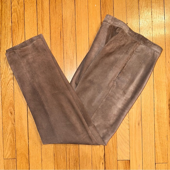 West Bay Denim - Slacks Pants for women genuine soft suede leather size 4 very classy Saks 5th Av